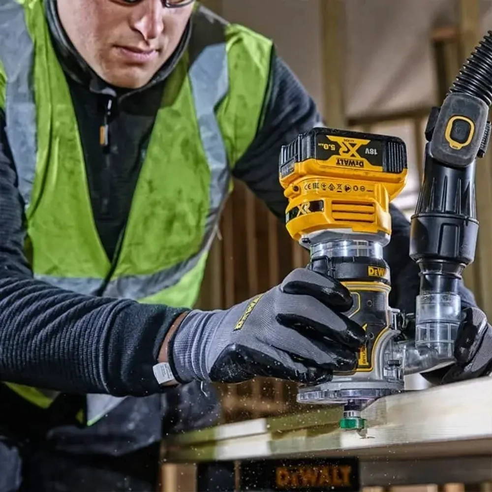 Аккумуляторный комбинированный фрезер DEWALT DCW604N, DCW604N-XJ