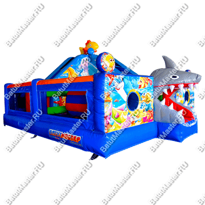Популярный надувной батут "Приключения Золотой рыбки"