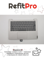 Верхняя панель с клавиатурой для ноутбука Lenovo IdeaPad S340-14IWL английская серая (5CB0S18399), оригинал