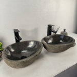 Раковина из речного камня ПАРА! RS-65128 41*33*15 0865