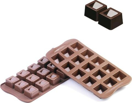 Форма для запекания Silikomart Forma do czekoladek Scg02 Cubo, круглая, силикон