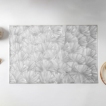 Салфетка сервировочная 45*30см "Аjour" (серебро)