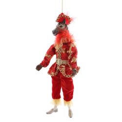 GAEM Игрушка набивная подвес "Лошадь", L13 W10 H37/22 см