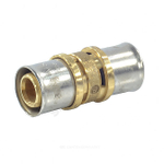 Муфта для МП/PE-X труб латунь пресс Дн 26 RM102 Giacomini RM102Y009