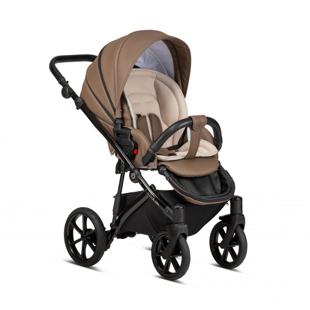Коляска 2 в 1 Tutis Viva Life New 2020 SEDAR №083 (Коричневая эко-кожа)