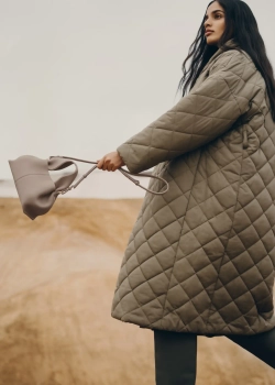 POLENE СУМКА NUMERO NEUF MINI, ТЕМНО-СЕРЫЙ