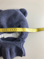 Шапка-шлем с хлопковым подкладом