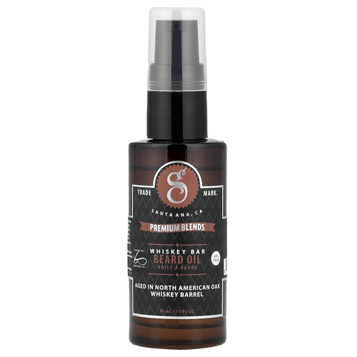 Suavecito, Premium Blends, масло для бороды, со вкусом виски, 30 мл (1 жидк. унция)