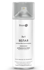 Аэрозольная грунт-эмаль по ржавчине 3 в 1 Elcon, матовая, 520 мл