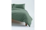 Постельное белье GoodNight Сатин Делюкс 2 сп. с евро (с нав. 50х70) олива