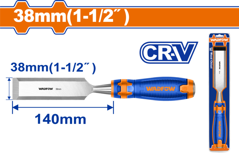 Стамеска 38х140 мм (10/50) WADFOW WWC1238