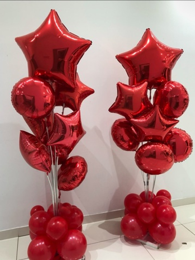 Фотозона красные звезды