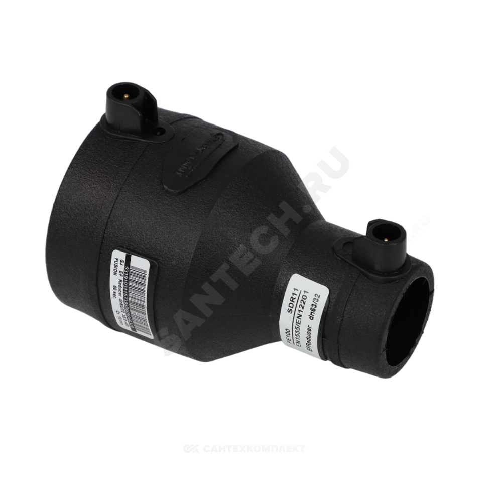Переход электросварной ПЭ100 Дн 110х63 Ру16 SDR11 SMART JOINT EFR11063A