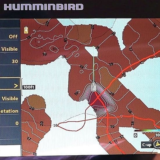 Humminbird карта нулевых линий AutoChart ZeroLines