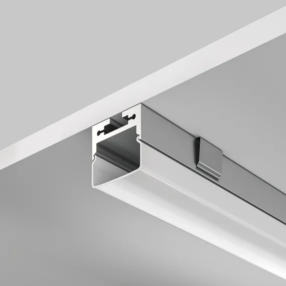 Алюминиевый профиль накладной-подвесной 20x20 (Серебро, 2 м), ALM-2020B-S-2M Led Strip alm-2020b-s-2m