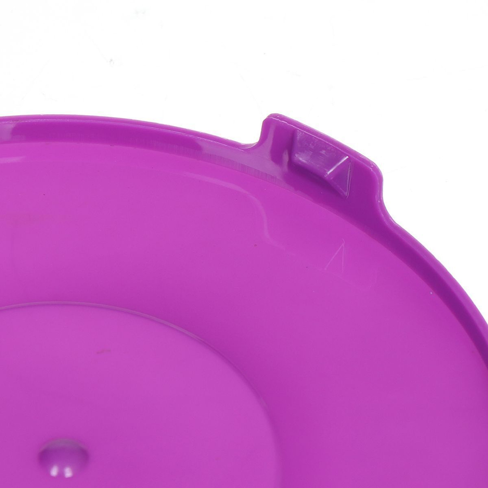 Салатник стекло, кругл, 5 шт, 9,10.3,12.5,14,17 см, с крыш, Пионы, Daniks, фиолет