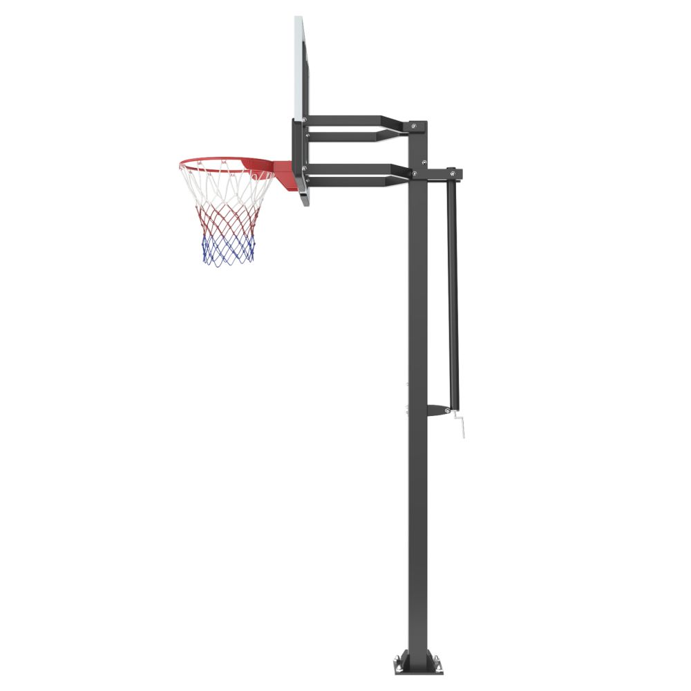 Баскетбольная стойка стационарная UNIX Line B-Stand-TG 54&quot;x32&quot; R45 H230-305 см