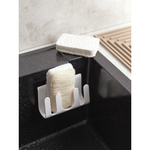 Держатель губки для мытья посуды jaw, белый