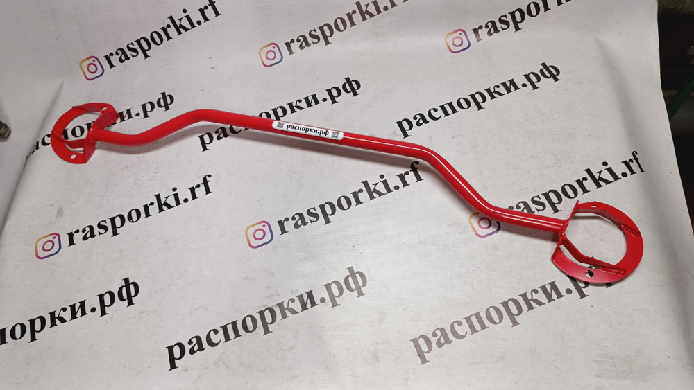 Распорка передних стоек (цельная) Daewoo Nexia и Opel Kadett E (с квадратным фильтром) и Opel Astra F (ПОД ЗАКАЗ)
