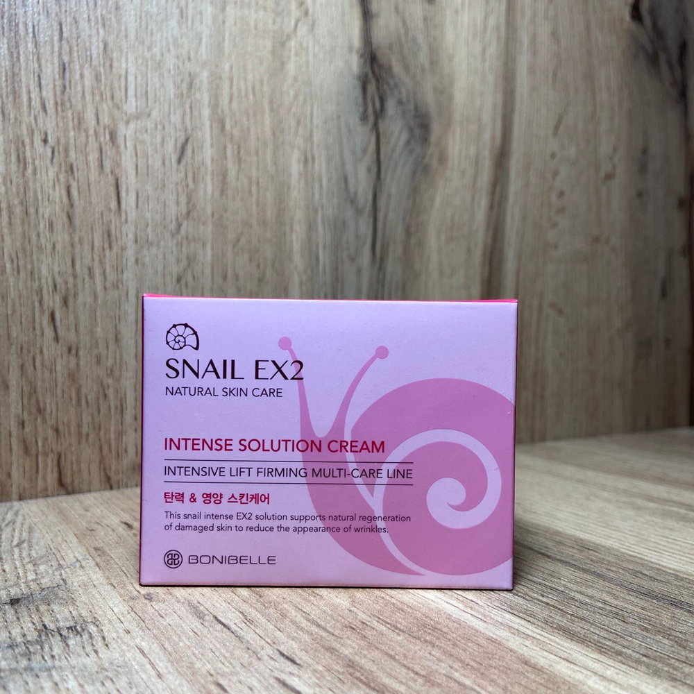 Крем для лица Enough Bonibelle Snail EX2 Intense Solution Cream лифтинг-эффект с муцином улитки 80 мл