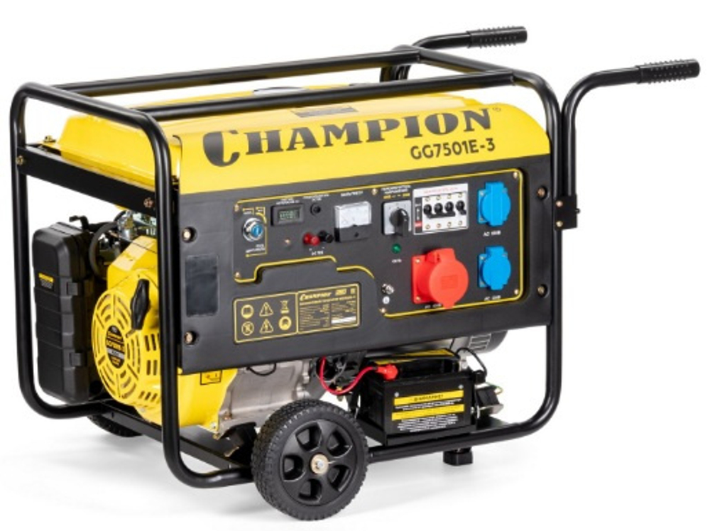 Генератор бензиновый CHAMPION GG7501E-3