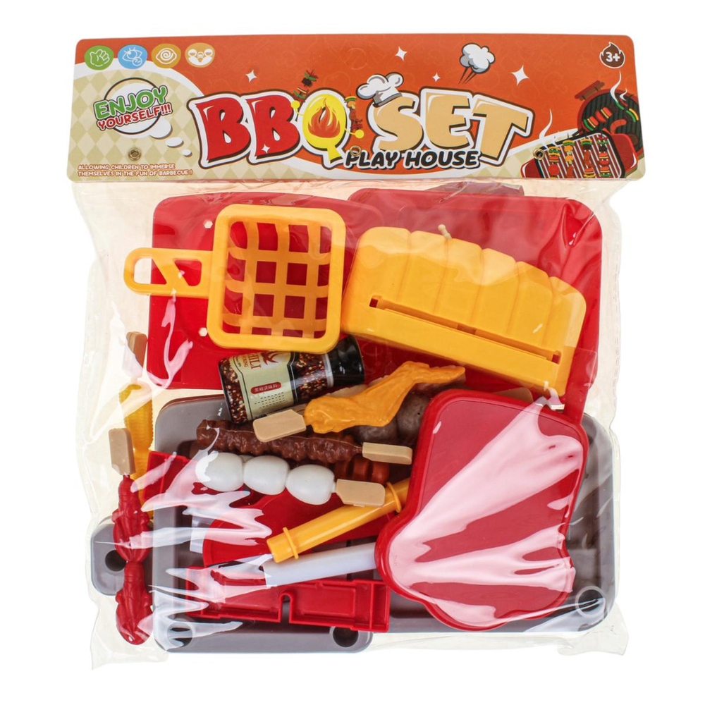 Игровой набор "Магазин фаст-фуд" с продуктами, пакет BX58