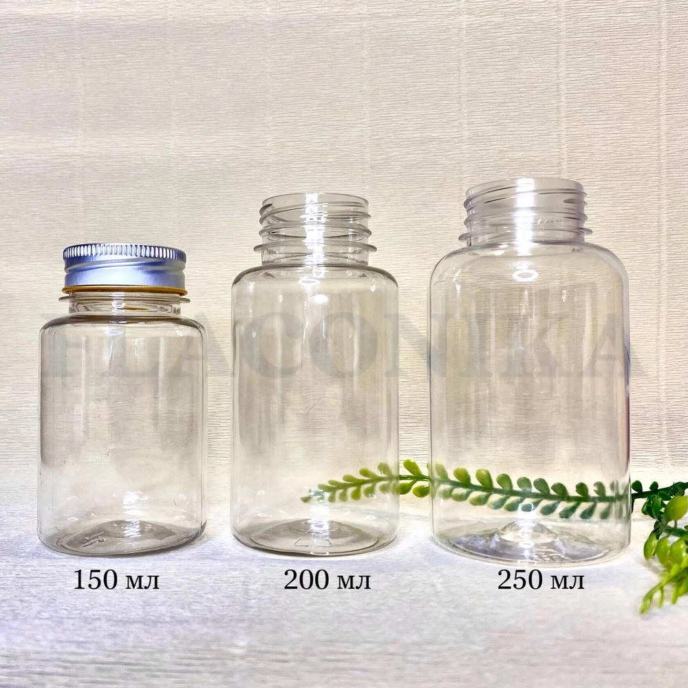 Банка ПЭТ 250 мл (38) прозрачная