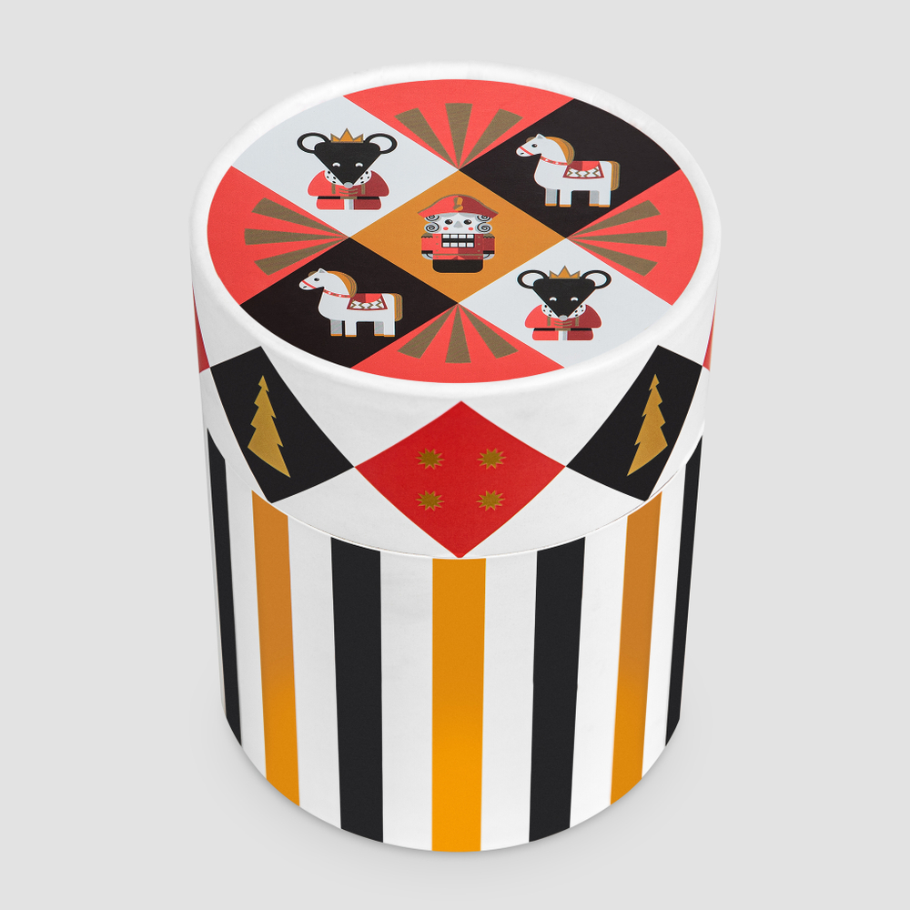 Емкость для хранения «Щелкунчик» в подарочном тубусе