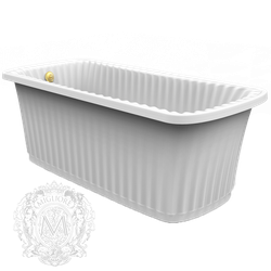 Ванна Migliore Olivia panello 24361 174x80см. бронза акриловая свободностоящая