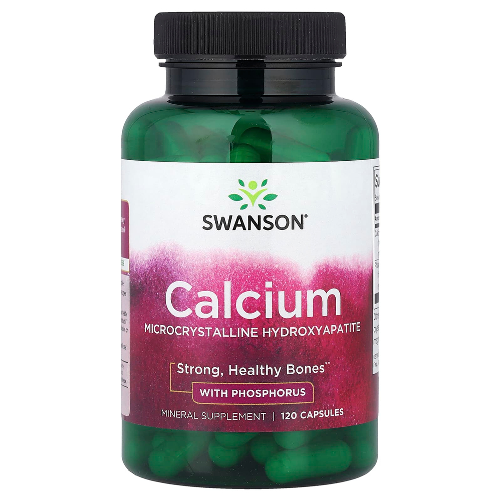 Swanson, Кальций, 120 капсул