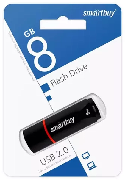 8GB USB Smartbuy Crown black
