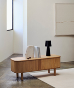 Mailen Тумба под ТВ с 2 дверцами из ясеневого шпона натуральной отделки 120 х 50 см