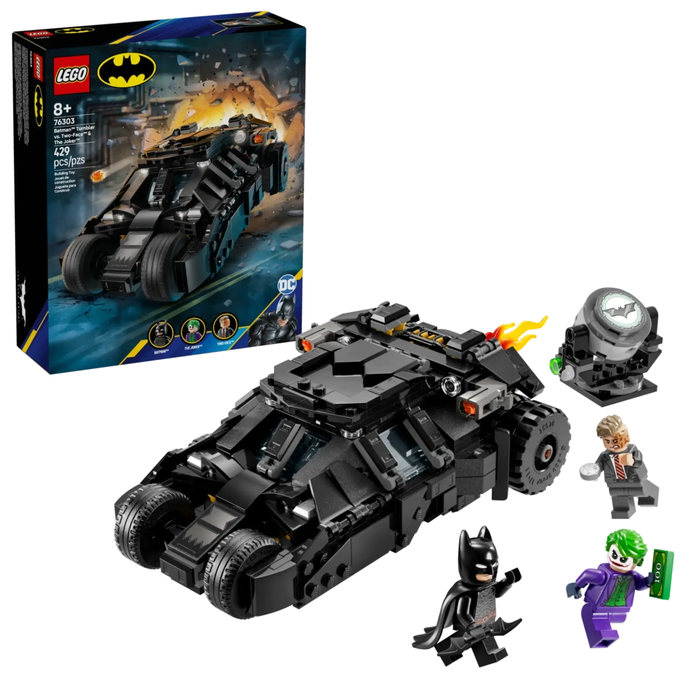 Конструктор LEGO Batman 76303 Бэтмен против Двуликого и Джокера