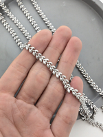 Цепь нержавеющая сталь 5мм, 50см