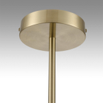 8108/7C MODERNI LN25 131 латунь титаниум/серый, металл/текстиль/стекло Люстра потолочная E14 7*40W 220V DAMONA