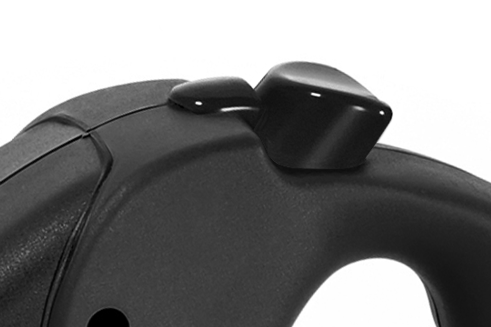 FLEXI GIANT BLACK EDITION Поводок-рулетка L (до 50 кг) 8 м, лента, черный