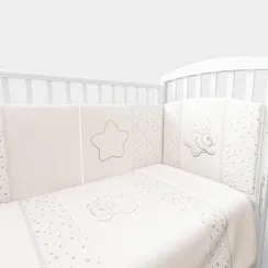 Набор в кровать для новорожденных Lollycottons Maks Bear, Бежевый