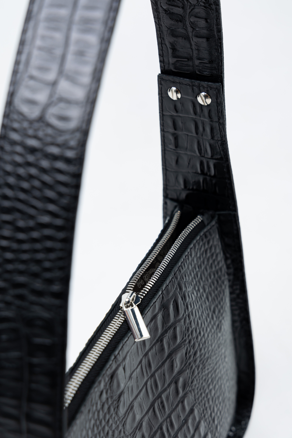 Louis Lefevre Сумка женская натуральная кожа через плечо багет черная