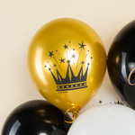 Латексный шар «С Юбилеем!», хромированный, 30 см