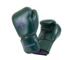 Перчатки боксерские Clinch Undefeated темно-зеленые C161