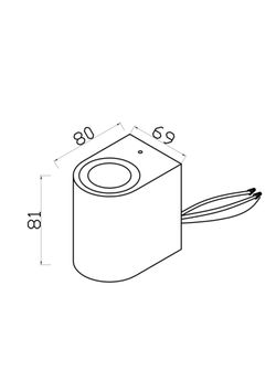 Архитектурный светильник Maytoni Slat O044WL-01B
