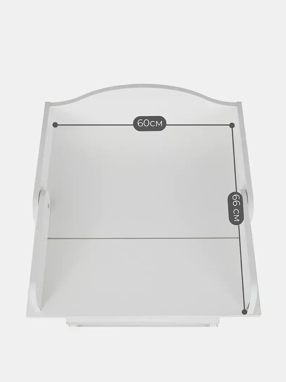 Комод "Фортуна" 4 ящ. (арт.60) ЛДСП 600/4 (белый)