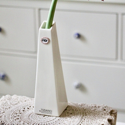 Ваза керамическая конус усеченный Tiziano 7 x 25 см