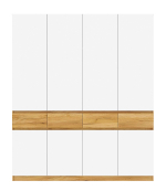 Шкаф 4-х ств. с ящиками Бостон