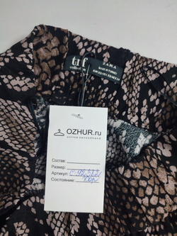 Юбка Zara с красивым принтом 42 размер