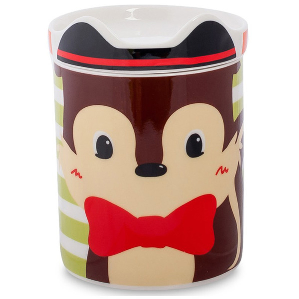 Кружка с крышкой детская Белка Topchoice