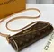 Клатч Louis Vuitton Eva, коричневый