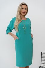 Платье Фелиция (бирюза) Р11-1051/2 Nikol (Акция)