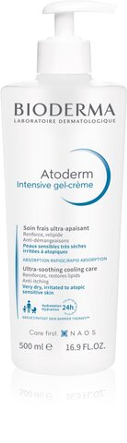 Bioderma Atoderm Intensive Gel-Cream - питательное молочко для сухой и атопичной кожи /   500  ml  / GTIN 3701129802670