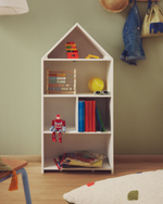 Детский стеллаж Celeste из МДФ белый 50 x 105 см